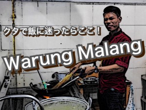 バリ島でごはんが合わない？そんな時はWarung Malang(ワルンマラン)に行くべし！！