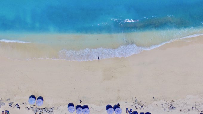 バリ島パンダワビーチのドローン撮影